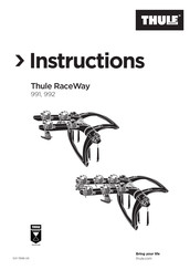 Thule RaceWay 992 Manual De Instrucciones