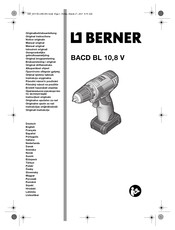 Berner BACD BL 10,8 V Manual Original