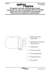 Spirax Sarco UFT14-4.5 Instrucciones De Instalación Y Mantenimiento