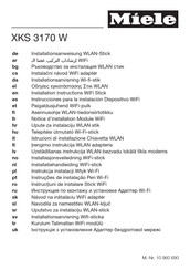 Miele XKS 3170 W Instrucciones Para La Instalación