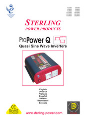 Sterling Power Products Pro Power Q I122500 Manual De Instrucciones