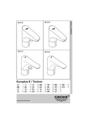 Grohe Europlus E 36 018 Manual De Instrucciones