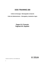 Zolia DOG TRAINING 200 Manual De Instrucciones