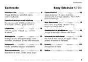 Sony Ericsson K700i Manual De Instrucciones