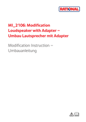 Rational MI 2106 Instrucciones De Modificación