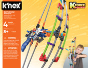 Basic Fun K'Nex KFORCE BUILT and BLAST Manual Del Usuario