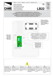 CAME Z Serie Manual De Instrucciones