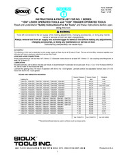 Sioux Tools 1OM2507 Instrucciones Y Lista De Partes