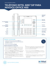 Mitel 6800 Serie Guía De Referencia Rápida