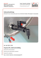 Bürkle 0525-1100 Instrucciones Para El Uso