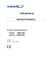 VWR VWRI521-2850 Instrucciones De Uso