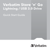 Verbatim Store 'n' Go Lightning Guia De Inicio Rapido