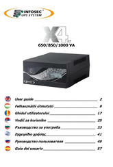 INFOSEC UPS SYSTEM X4 RT 1000 VA Guia Del Usuario