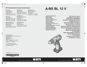BTI A-BS BL 12 V Manual Original