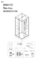 Dushmeister Max Grey DMA172 Manual Del Usuario