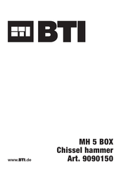 BTI 9090150 Manual Del Usuario