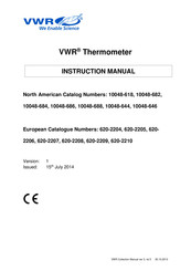 VWR 620-2204 Manual Del Usuario