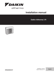 Daikin ERGA04DAV37 Instrucciones De Instalación