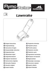 Flymo Lawnrake Instrucciones Originales