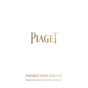 Piaget 500P1 Instrucciones De Uso