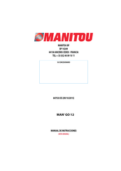 Manitou MAN' GO 12 Manual De Instrucciones