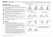 KROHNE OPTIMASS 1400 Inicio Rápido