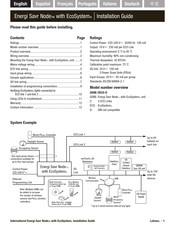 Lutron Electronics QSNE-2ECO-D Manual De Instrucciones