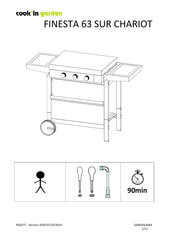 Cook'in garden Finesta 63 sur chariot Manual De Instrucciones