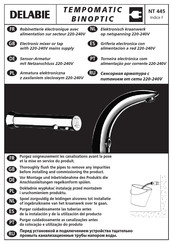 Delabie TEMPOMATIC Manual De Instrucciones