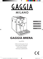 Gaggia Milano GAGGIA BRERA Instrucciones Para El Uso