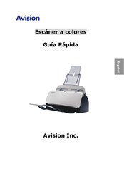 Avision AV121 Guía Rápida