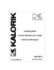 Kalorik USK EKP 2 Manual De Instrucciones