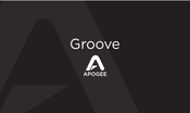 Apogee Groove Manual Del Usuario