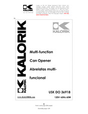 Kalorik USK DO 36918 Manual De Instrucciones