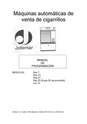 Jofemar Star 7 Manual De Programación