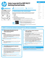 HP LaserJet Pro M277 Guía De Introducción