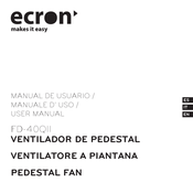 ECRON FD-40QII Manual Del Usuario