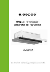 Aspes ACE648 Serie Manual De Usuario