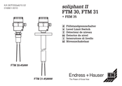 Endress+Hauser soliphant II FTM 30 Manual De Instrucciones