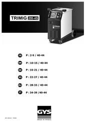 GYS TRIMIG 255-4S Manual De Instrucciones