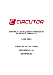 Circutor CBS-4C Manual De Instrucciones