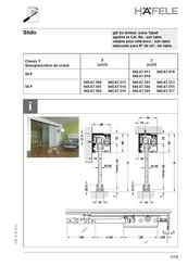 hafele 940.67.515 Manual De Instrucciones