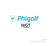 TOPGOLF WGT Phigolf Manual Rápido Del Producto