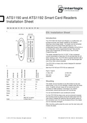 UTC Fire & Security interlogix ATS1192 Instrucciones De Instalación