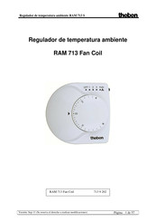 Theben RAM 713 FAN COIL Manual Del Usuario