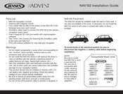 Jensen Advent NAV102 Instrucciones De Instalación