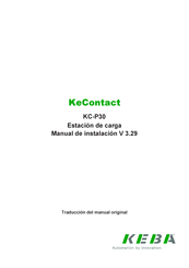 Keba KeContact KC-P30 Manual De Instalación