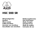AKG HSC 200 SR Modo De Empleo