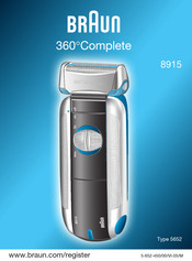 Braun 360 Complete 8915 Manual Del Usuario