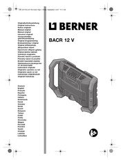 Berner 343 772 Manual Original